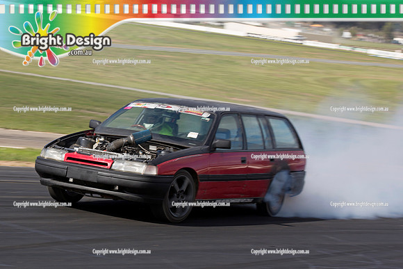 ECM - Easter Car Mania #1 Winton Raceway  SAT 19 April 2014  (1029)  RED WAGON HOLDENCOMMODOREPARTS