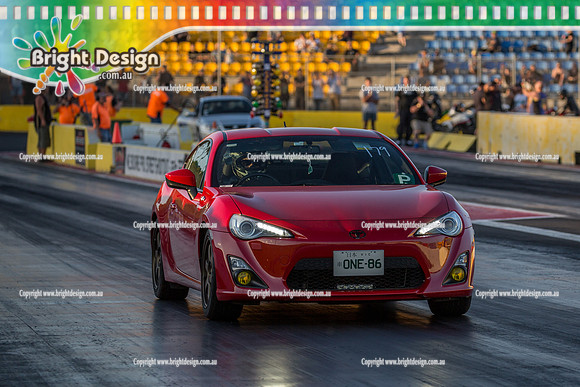 Fast Friday @ Calder Park Drag Racing  FRIDAY 10 Feb 2017   (77036)  ONE86