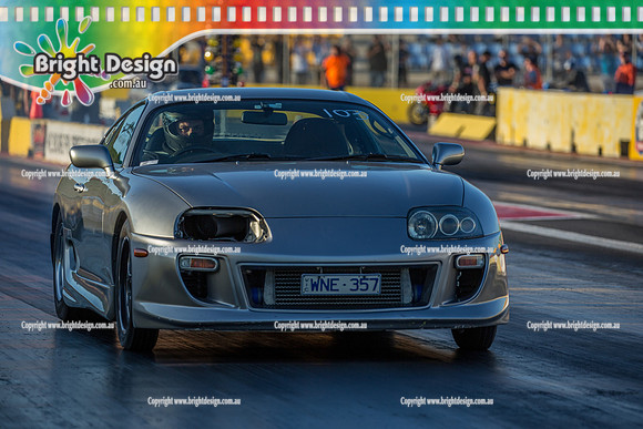 Fast Friday @ Calder Park Drag Racing  FRIDAY 10 Feb 2017   (76960)  WNE357