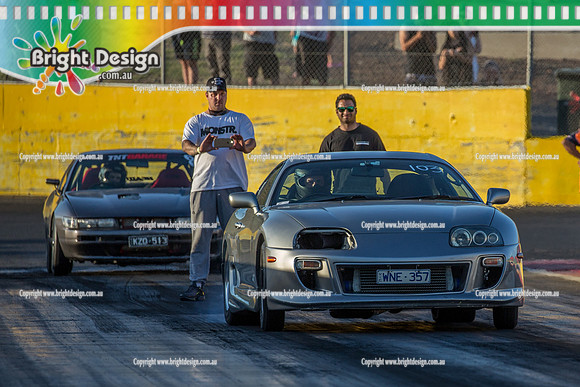 Fast Friday @ Calder Park Drag Racing  FRIDAY 10 Feb 2017   (76957)  WNE357  KZO513