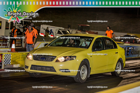 Fast Friday @ Calder Park Drag Racing  FRIDAY 10 Feb 2017   (77373)  SCOTT TAYLOR STREET MACHINE TAXI 1177