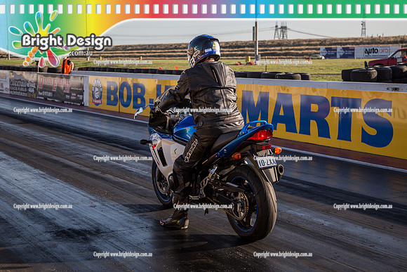 Fast Friday @ Calder Park Drag Racing  FRIDAY 10 Feb 2017   (76747)  102XX  BIKE