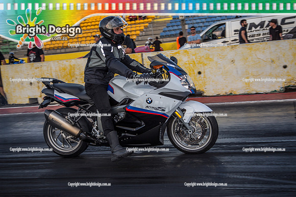 Fast Friday @ Calder Park Drag Racing  FRIDAY 10 March 2017  (80987)  5 BMW BIKE 107VL