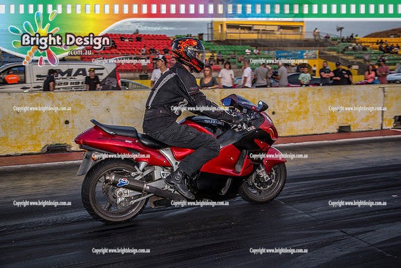 Fast Friday @ Calder Park Drag Racing  FRIDAY 10 March 2017  (80982)  SUZUKI BIKE TBC 2017