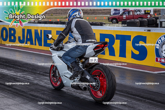 Fast Friday @ Calder Park Drag Racing  FRIDAY 10 March 2017  (80965)  1V1PJ  BIKE
