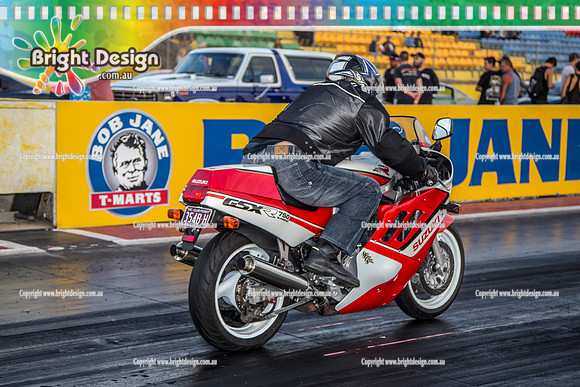 Fast Friday @ Calder Park Drag Racing  FRIDAY 10 March 2017  (80960)  654BH  BIKE