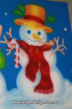 6-30 SM-06 UC3w Snowman from design 1 Outdoor Christmas Displays