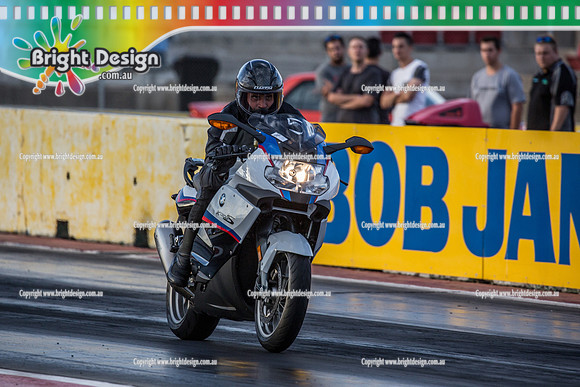 Fast Friday @ Calder Park Drag Racing  FRIDAY 10 March 2017  (80805)  5 BMW BIKE  107VL