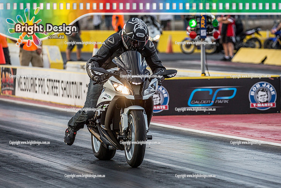 Fast Friday @ Calder Park Drag Racing  FRIDAY 10 March 2017  (80795)  1070M BIKE ZX-10R KAWASAKI