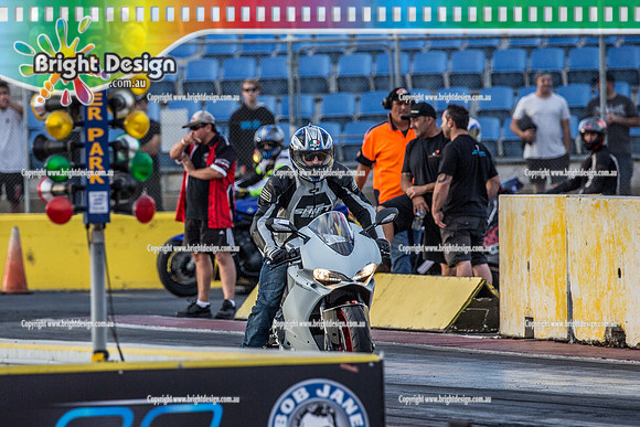 Fast Friday @ Calder Park Drag Racing  FRIDAY 10 March 2017  (80798)   1V1PJ  DUCATI BIKE