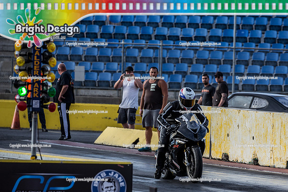 Fast Friday @ Calder Park Drag Racing  FRIDAY 10 March 2017  (80520)  687 BMW BIKE  EDGE