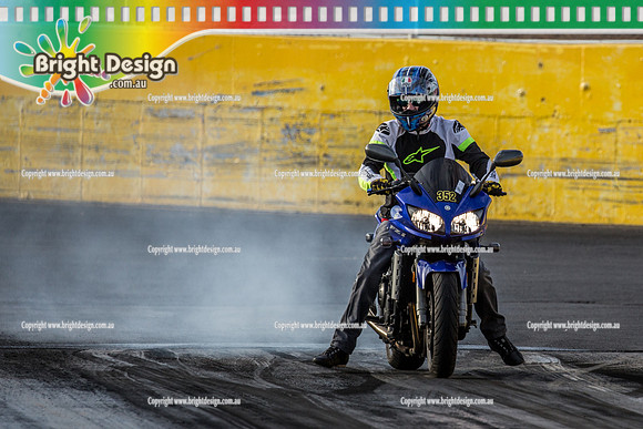 Fast Friday @ Calder Park Drag Racing  FRIDAY 10 March 2017  (80518)  BIKE 352