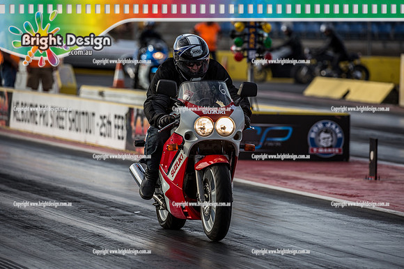 Fast Friday @ Calder Park Drag Racing  FRIDAY 10 March 2017  (80511)  BIKE 6  SUZUKI TBC 2017