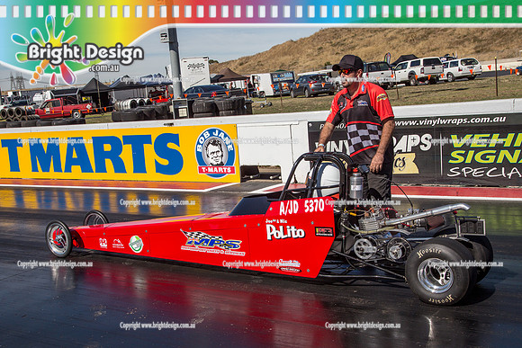 ANDRA Australian Nationals @ Calder Park Raceway  Saturday 28 JAN 2017  (73038)  AJD 5370 Joe & Nic PoLIito