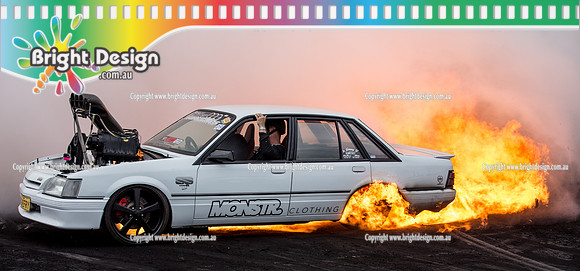 Summernats 29 SATURDAY 8 Jan 16  BDMP6659-2 Published Street Machine cover feb issue 2016  CMEFRY CUTSIK FIRE BURNOUT