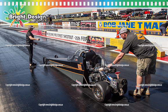 ANDRA Australian Nationals @ Calder Park Raceway  Saturday 28 JAN 2017  (73081) BRADLEY BISHOP AJD 5222  JUNIOR DRAGSTER