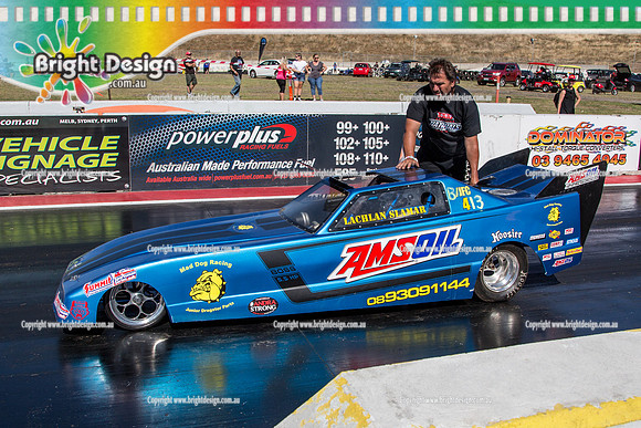 ANDRA Australian Nationals @ Calder Park Raceway  Saturday 28 JAN 2017  (73045)  LACHLAN SLAMAR  BJFC 413