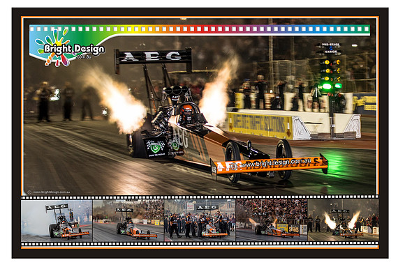 MORGAN diagional Bright Design 20x20 Multi Image Photographic Artwork 2016 nationals