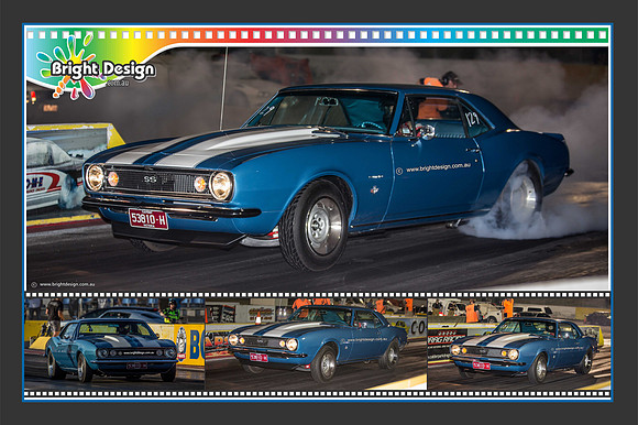 Nick Blue Camero  3 20x30 Mutli Image traditional BRIGHT DESIGN MULTI IMAGE