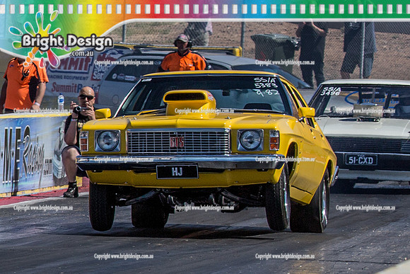 ANDRA Australian Nationals @ Calder Park Raceway  Sunday 29 JAN 2017   (75264)-2 5383 YELLOW HJ
