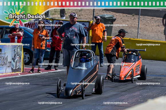 ANDRA Australian Nationals @ Calder Park Raceway  Sunday 29 JAN 2017   (75426)  BRADLEY BISHOP AJD 5222  JUNIOR DRAGSTER