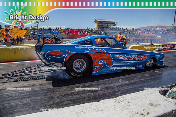 ANDRA Australian Nationals @ Calder Park Raceway  Sunday 29 JAN 2017   (75716)  THE STANG 5833 Tim Stewart