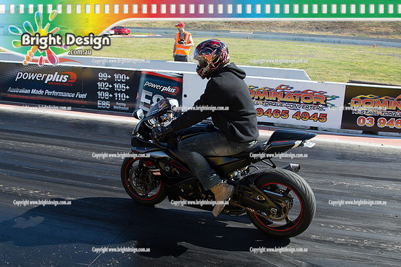 ANDRA Street Outlaws Drag Racing Quals Rnd 5 @ Calder Park 24 September 2014 (24467)  BIKE