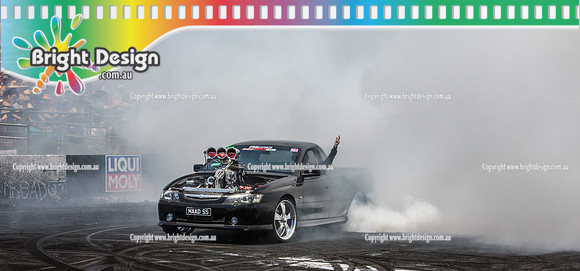 Summernats 28 Saturday 3 Jan 2015  BD (4690)  MAADSS BURNOUT