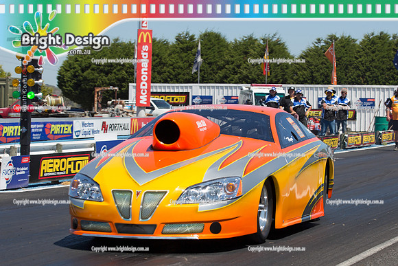 Areoflow Nitro Funny Cars @ Portland 1 Feb 2014  (1047)  AAPA 990 HUGO  RACE GLIDES