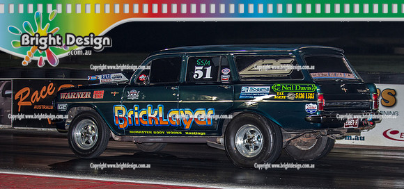 Fast Friday @ Calder Park Drag Racing  FRIDAY 26 MAY 2017  (84871)  33887H BRICKIE 51