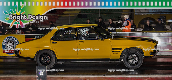 Fast Friday @ Calder Park Drag Racing  FRIDAY 26 MAY 2017  (84507)  119 YELLOW HQ 22212H