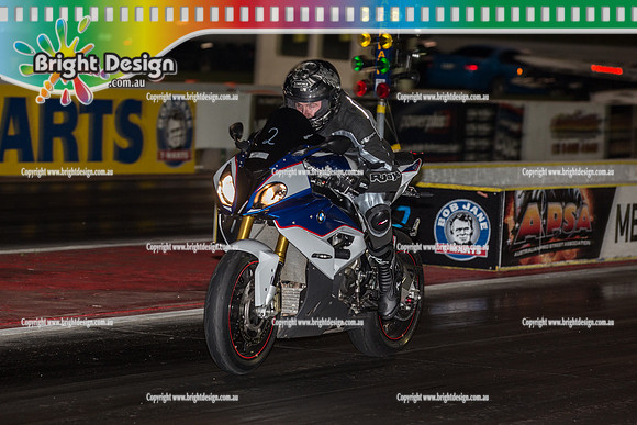 Fast Friday @ Calder Park Drag Racing  FRIDAY 26 MAY 2017  (84760)  2 BIKE