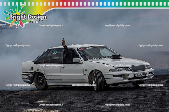 Motorfest @ Lardner Park SUN 12 March 2017 (21028)  OURLAW BURNOUT