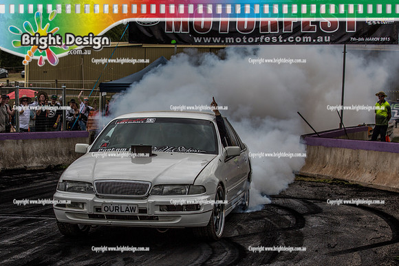 Motorfest @ Lardner Park SAT 11 March 2017 (20564)  OURLAW BURNOUT