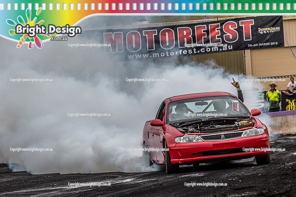 Motorfest @ Lardner Park SAT 11 March 2017 (20503)  RED UTE TBC 2017 BURNOUT