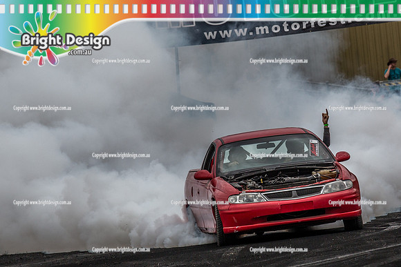 Motorfest @ Lardner Park SAT 11 March 2017 (20501)  RED UTE TBC 2017 BURNOUT