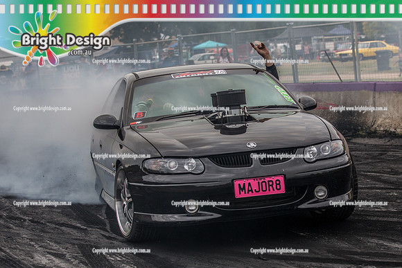 Motorfest @ Lardner Park SAT 11 March 2017 (20434)  MAJOR8 BURNOUT