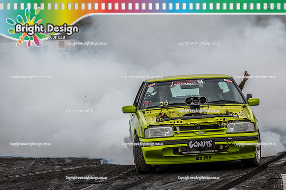 Motorfest @ Lardner Park SAT 11 March 2017 (20355)  GONUTS BURNOUT