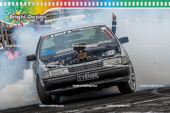 Motorfest @ Lardner Park SAT 11 March 2017 (20305)  TYRH8R BURNOUT