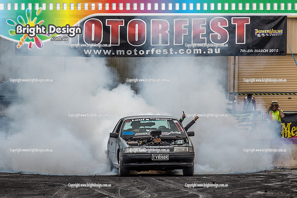 Motorfest @ Lardner Park SAT 11 March 2017 (20301)  TYRH8R BURNOUT