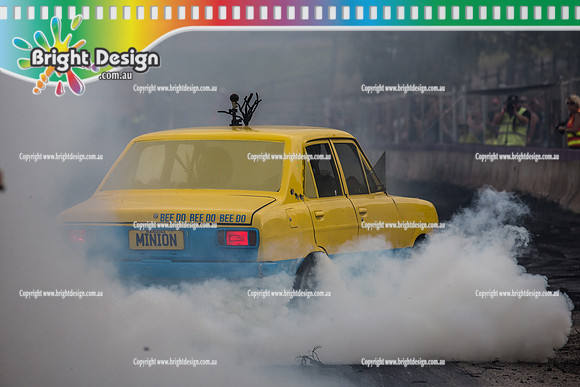Motorfest @ Lardner Park SAT 11 March 2017 (20739) MINION BURNOUT