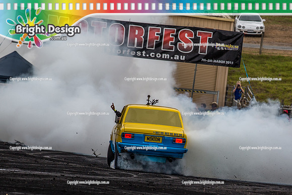 Motorfest @ Lardner Park SAT 11 March 2017 (20726)  MINION BURNOUT