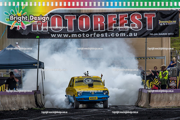 Motorfest @ Lardner Park SAT 11 March 2017 (20721)  MINION BURNOUT