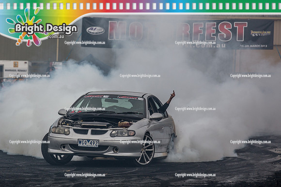 Motorfest @ Lardner Park SAT 11 March 2017 (20075)  WGQ492 BURNOUT