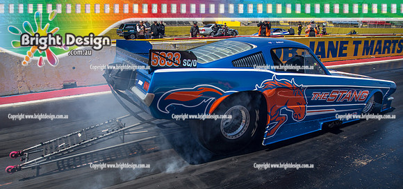 APSA @ Calder Park Drag Racing  Saturday 25 Feb 2017 (78670)  5833  Tim Stewart THE STANG