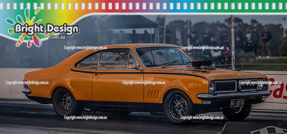 Holden Powered Nationals Drag Racing @ Heathcote Park Raceway Sat 6 May 2017 (5249)  HG0070 VUGS