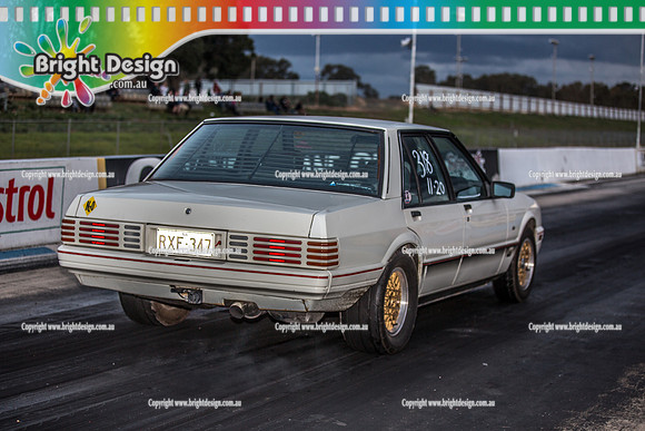 Holden Powered Nationals Drag Racing @ Heathcote Park Raceway Sat 6 May 2017 (5279)  RXF347