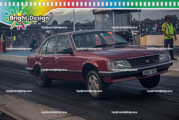 Holden Powered Nationals Drag Racing @ Heathcote Park Raceway Sat 6 May 2017 (5260)  BUC407