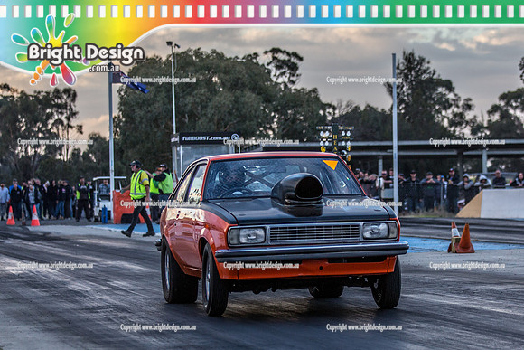 Holden Powered Nationals Drag Racing @ Heathcote Park Raceway Sat 6 May 2017 (5187)  ORANGE UC TORANA