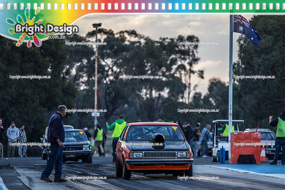 Holden Powered Nationals Drag Racing @ Heathcote Park Raceway Sat 6 May 2017 (5181)  ORANGE UC TORONA
